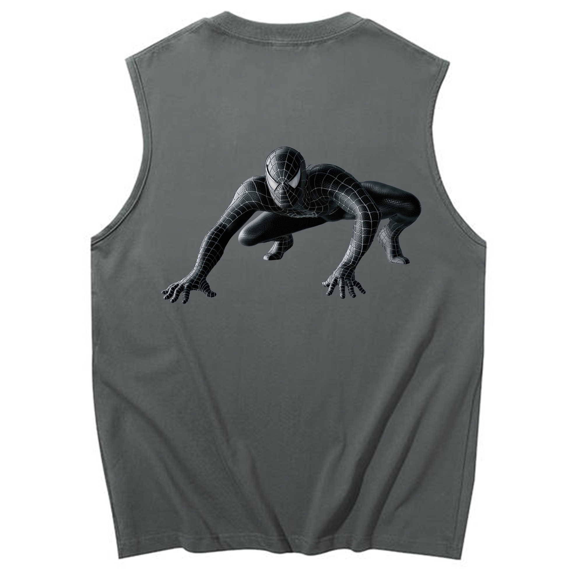 （画像用） Spider Man スパイダーマン コットン100％タンクトップ（背面プリント）